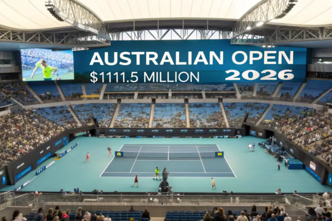Australian Open 2026: призовой фонд рекордно вырос до $111,5 млн